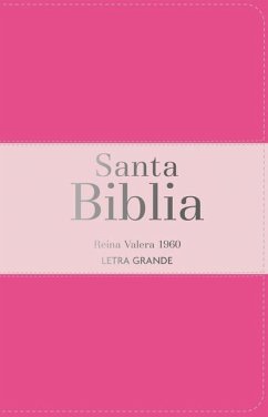Cover Biblia Rvr 1960 Letra Grande Tamaño Manual Tricolor Rosa Oscuro Rosa Claro Con Cierre E Índice (Bible Rvr 1960 Large Print Handsize Leatherlike Tricolor Dark Pink, Light Pink Indexed with Zipper (Spanish Edition)