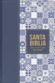 Biblia Rvr 1960 Letra Grande Tamaño Manual Símil Piel Azul Oscuro(bible Rvr 1960 Large Print Handsize Leatherlike Tiles Dark Blue (Spanish Edition)