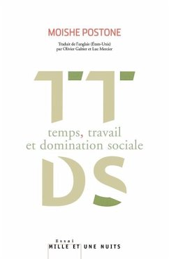 Temps, travail et domination sociale - Postone, Moishe