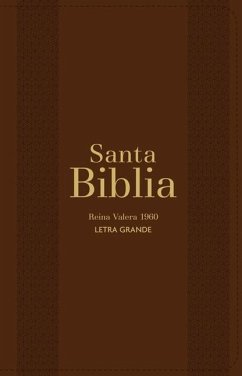 Biblia Rvr 1960 Letra Grande Tamaño Manual Marrón Con Cierre E Índice (Bible Rvr 1960 Large Print Handsize Leatherlike Brown Indexed with Zipper (Spanish Edition) - Reina Valera 1960