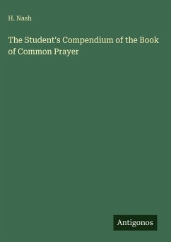 Cover The Student's Compendium of the Book of Common Prayer