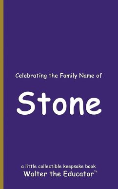 Cover Celebrating the Family Name of Stone