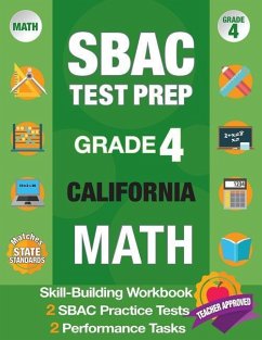 Cover Sbac Test Prep Grade 4 California Math