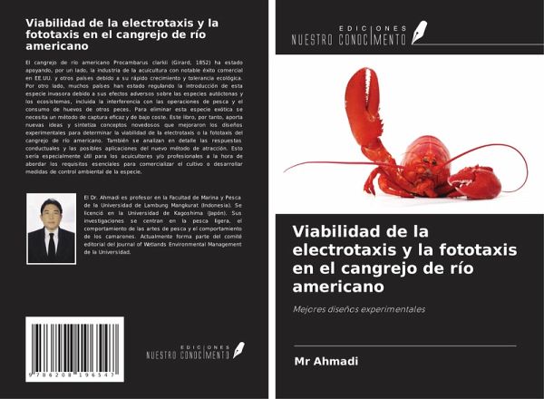 Viabilidad de la electrotaxis y la fototaxis en el cangrejo de río americano