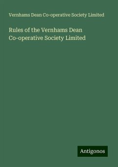 Rules of the Vernhams Dean Co-operative Society Limited - Limited, Vernhams Dean Co-operative Society