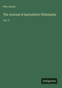 Cover The Journal of Speculative Philosophy