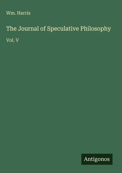 The Journal of Speculative Philosophy The Journal of Speculative Philosophy