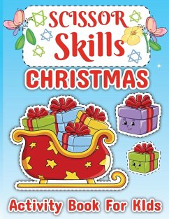 Cover Christmas Scissor Skills for Kids Ages 3+
