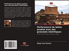 Cover Performance du béton produit avec des granulats latéritiques