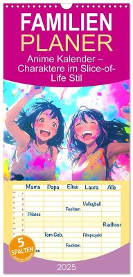 Familienplaner 2025 - Anime Kalender ¿ Charaktere im Slice-of-Life Stil mit 5 Spalten (Wandkalender, 21 x 45 cm) CALVENDO Familienplaner 2025 - Anime Kalender ¿ Charaktere im Slice-of-Life Stil mit 5 Spalten (Wandkalender, 21 x 45 cm) CALVENDO
