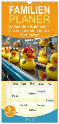 Familienplaner 2025 - Badeenten Kalender - Quietscheenten in der Berufswelt mit 5 Spalten (Wandkalender, 21 x 45 cm) CALVENDO Familienplaner 2025 - Badeenten Kalender - Quietscheenten in der Berufswelt mit 5 Spalten (Wandkalender, 21 x 45 cm) CALVENDO