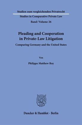 Pleading and Cooperation in Private-Law Litigation Pleading and Cooperation in Private-Law Litigation