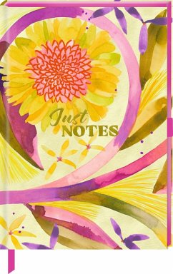 Cover Notizbuch DIN A5 - Just Notes (YELLOW)