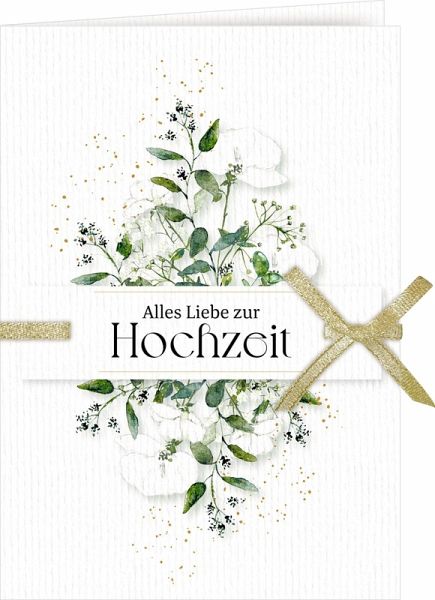 Grußkarte mit Kuvert - Alles Liebe zur Hochzeit Grußkarte mit Kuvert - Alles Liebe zur Hochzeit