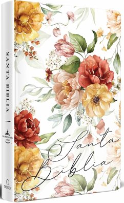 Biblia Rvr 1960 Letra Grande Tamaño Manual, Tapa Dura Flores / Spanish Bible Rvr 1960 Handy Size Large Print Hardcover with Flowers - Reina Valera Revisada 1960