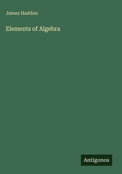 Cover Elements of Algebra
