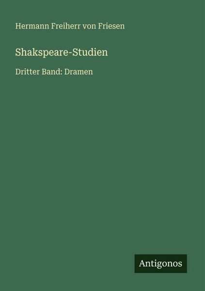 Shakspeare-Studien Shakspeare-Studien