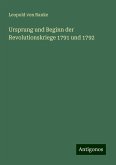 Ursprung und Beginn der Revolutionskriege 1791 und 1792