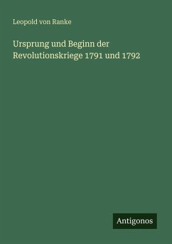 Cover Ursprung und Beginn der Revolutionskriege 1791 und 1792