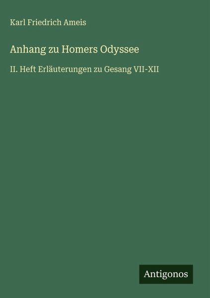 Anhang zu Homers Odyssee