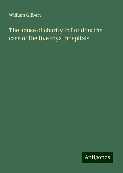 The abuse of charity in London: the case of the five royal hospitals
