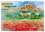 WATERCOLOR IMPRESSIONS (Wall Calendar 2025 DIN A3 landscape), CALVENDO 12 Month Wall Calendar