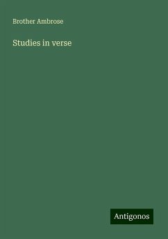 Studies in verse - Ambrose, Brother