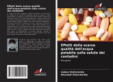 Effetti della scarsa qualità dell'acqua potabile sulla salute dei contadini