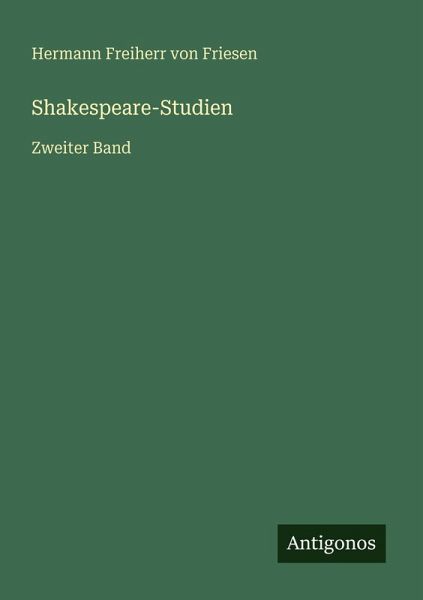 Shakespeare-Studien Shakespeare-Studien