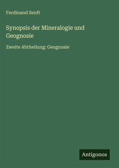 Cover Synopsis der Mineralogie und Geognosie
