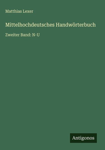 Mittelhochdeutsches Handwörterbuch
