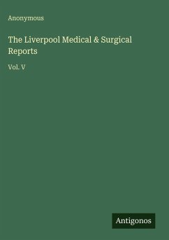Cover The Liverpool Medical & Surgical Reports