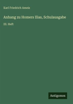 Cover Anhang zu Homers Ilias, Schulausgabe