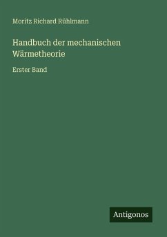 Cover Handbuch der mechanischen Wärmetheorie