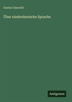 Cover Über niederdeutsche Sprache