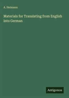 Cover Materials for Translating from English into German