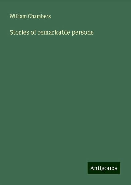 Stories of remarkable persons