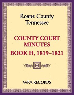 Cover Roane County, Tennessee Court Minute Book, 1819-1821