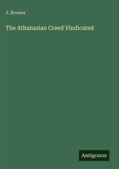 Cover The Athanasian Creed Vindicated