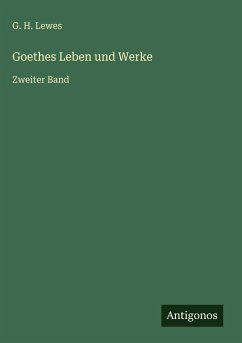 Cover Goethes Leben und Werke