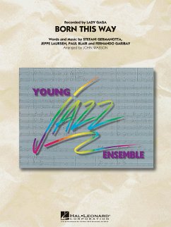 Cover Born This Way Baritone Saxophone and Big Band Partitur + Stimmen