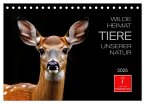 Wilde Heimat - Tiere unserer Natur (Tischkalender 2025 DIN A5 quer), CALVENDO Monatskalender