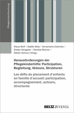 Cover Herausforderungen der Pflegekinderhilfe: Partizipation, Begleitung, Akteure, Strukturen