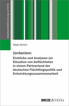 Cover Jordanien: Einblicke und Analysen zur Situation von Geflüchteten in einem Partnerland der deutschen Flüchtlingspolitik und Entwicklungszusammenarbeit