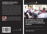 Facilitadores y barreras de la administración de los gestores inmobiliarios urbanos