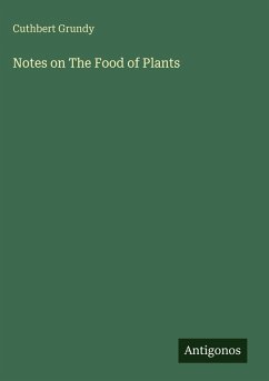 Cover Notes on The Food of Plants