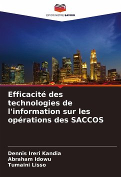 Cover Efficacité des technologies de l'information sur les opérations des SACCOS