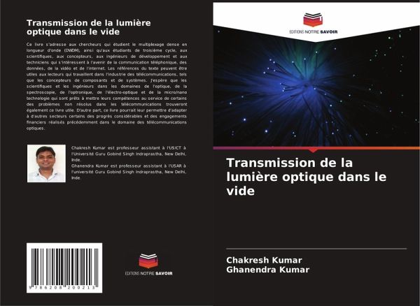 Transmission de la lumière optique dans le vide