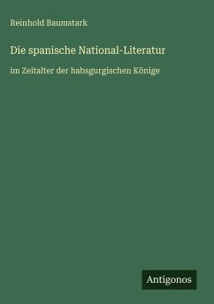 Cover Die spanische National-Literatur