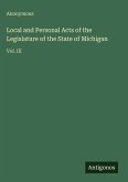 Local and Personal Acts of the Legislature of the State of Michigan